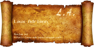 Laux Adrienn névjegykártya
